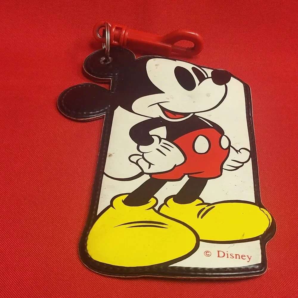Vintage Disney Marchon Mickey Mouse Eyeglass Case Belt Hook